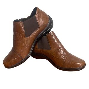 NWT Romika Women’s Brown Leather Bootie Shoes Sz 6-6.5